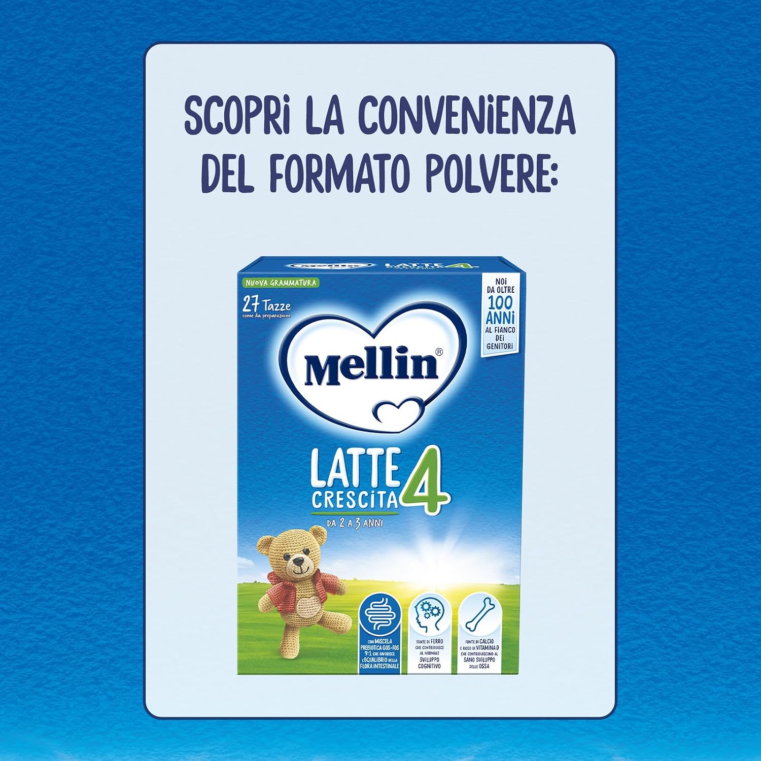 Thumbnail 5 de Mellin 4 Latte Crescita Liquido 6x1L — Pronto all'uso per Bambini dai 24 mesi