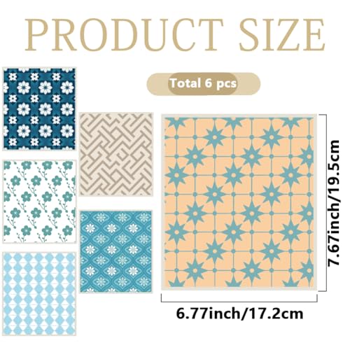 Detalle de PRESSINART 6 Pezzi Spugne Svedesi Blu: set assorbente e assciugatura rapida per la cucina