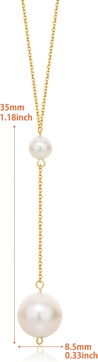 Thumbnail 2 de Orovi collana donna Oro 14Kt con Perle d'acqua dolce – eleganza hand-made in oro giallo 14K