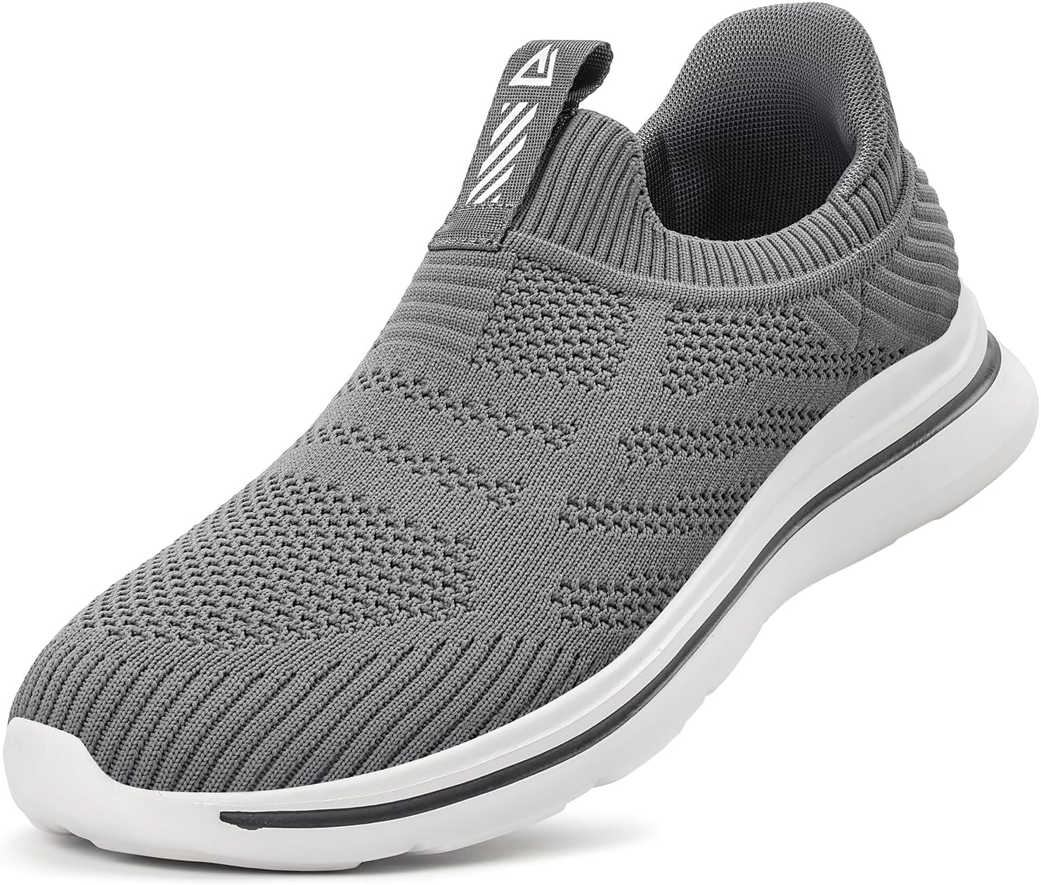 Detalle 2 de ODCKOI Herren Sneaker ohne Schnürsenkel (Slip-on) – atmungsaktive Mesh-Schuhschuhe für Alltag & Sport