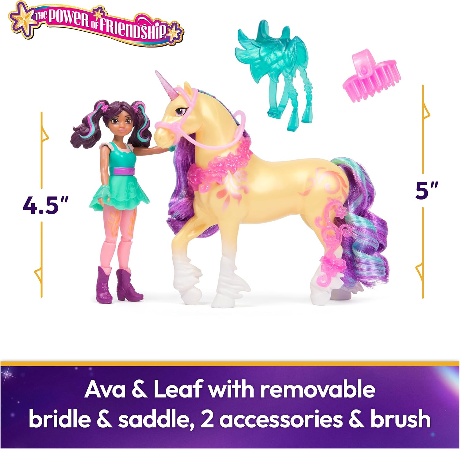 Detalle 2 de Unicorn Academy Unicrn Set AVA Leaf 🦄