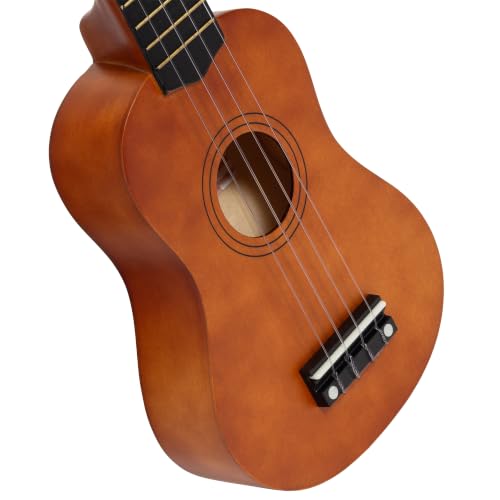 Detalle de Mad About SU8-NT Ukulele Soprano Naturale con Custodia – in nylon, corde in carbonio e borsa inclusa