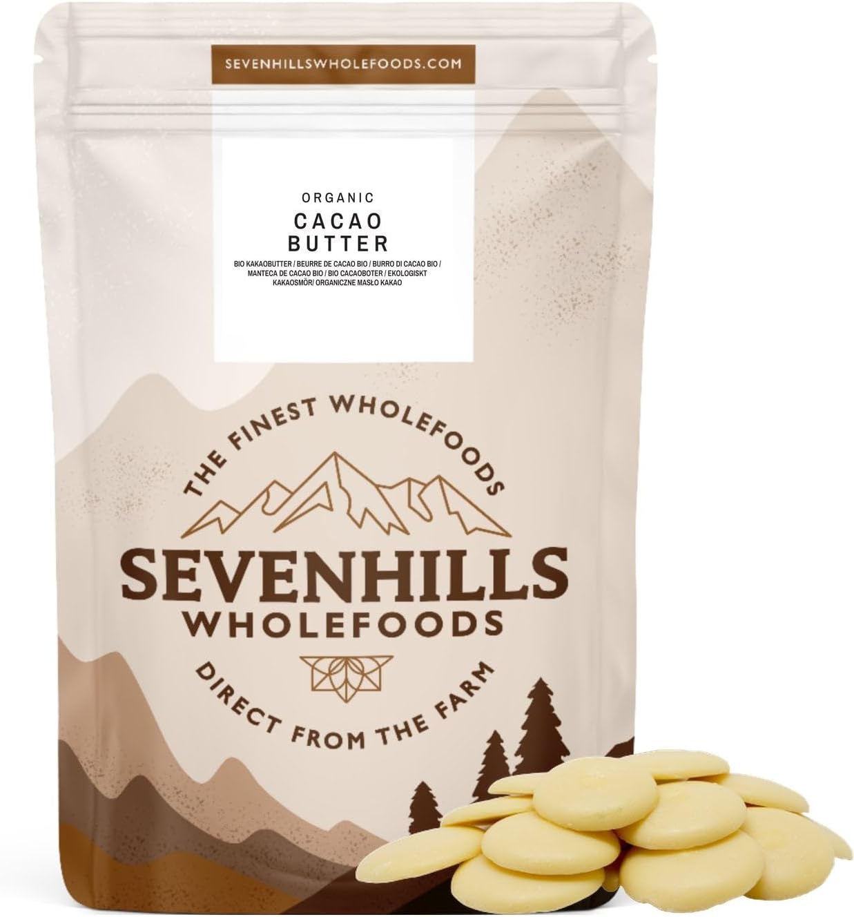 Thumbnail 6 de Beurre de cacao bio Sevenhills Wholefoods 200 g — pur et durable