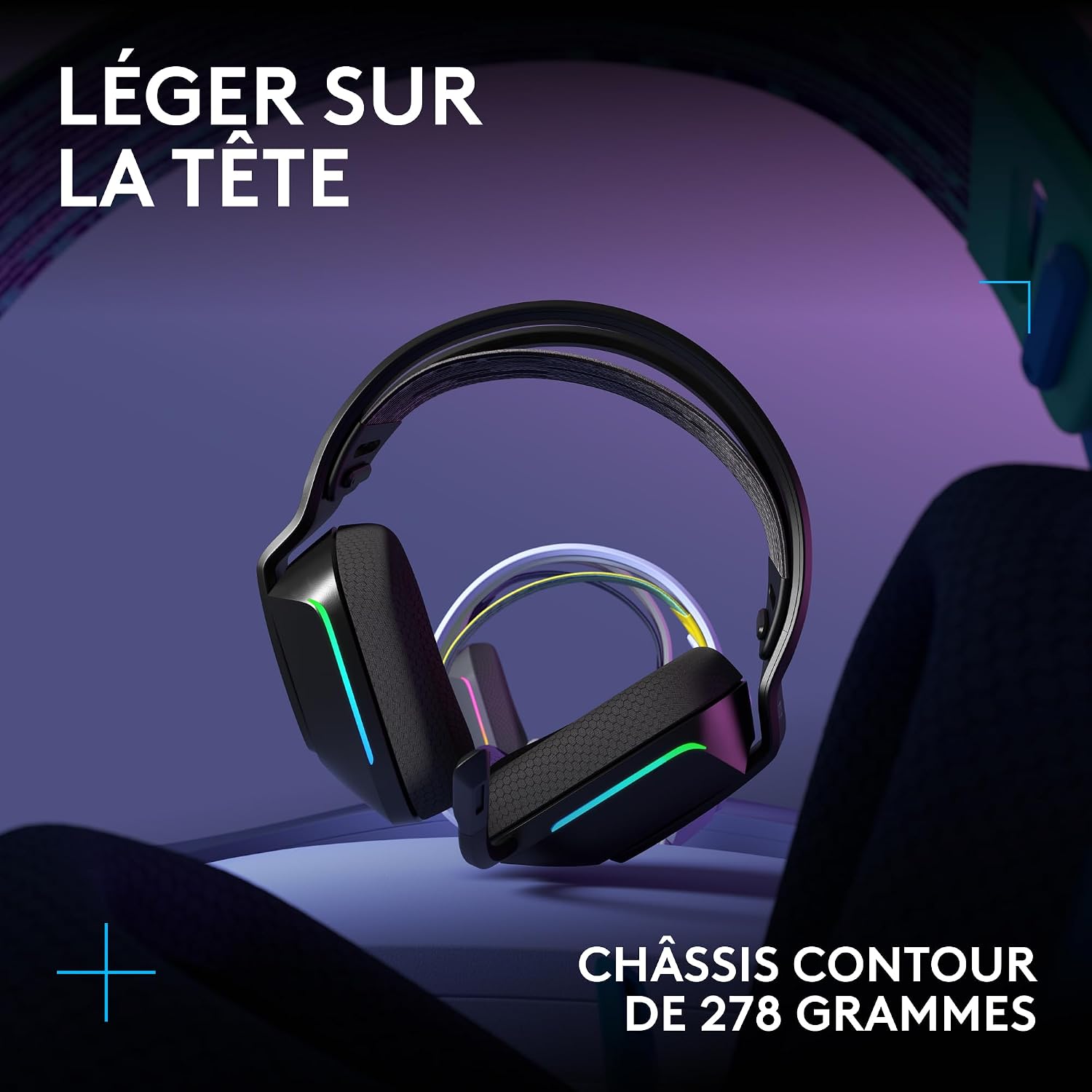 Thumbnail 4 de Logitech G733 Casque Gaming Sans Fil LIGHTSPEED avec bandeau de suspension