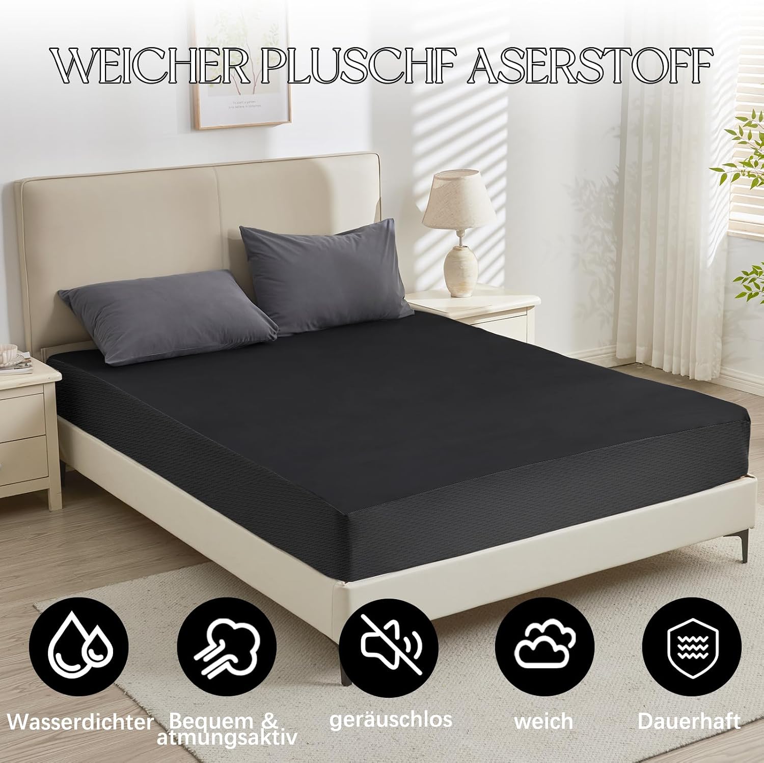Detalle 2 de Ohano Wasserdichter Matratzenschoner 140x200