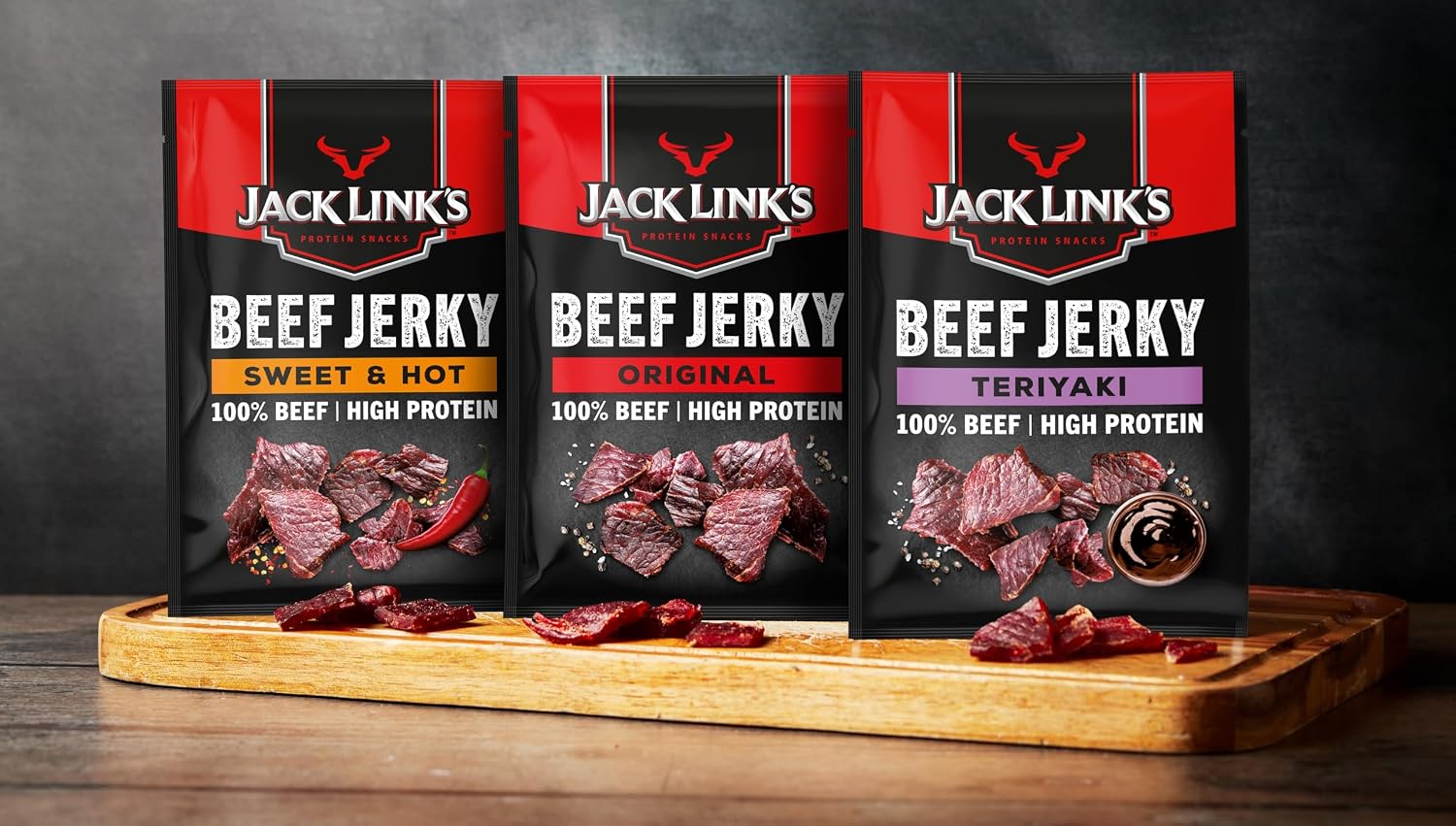 Detalle de Jack Link's Beef Jerky Caso Misto 12x25g 🍖