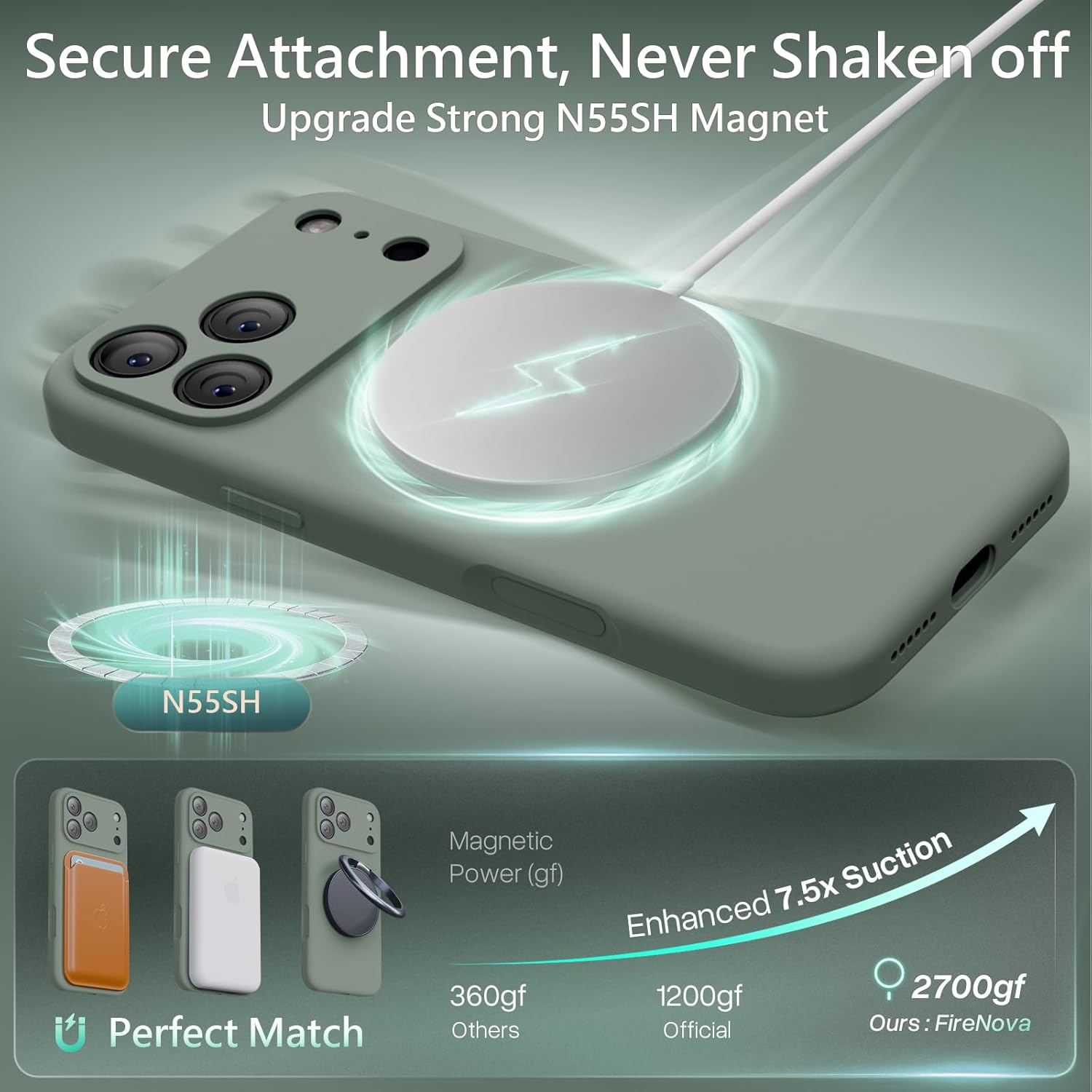 Thumbnail 4 de FireNova iPhone 17 Pro magnetic case 6.3"