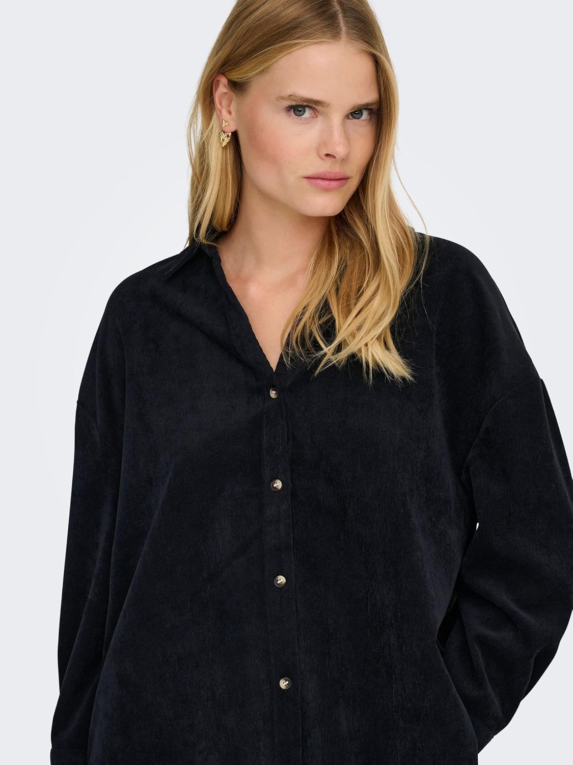 Thumbnail 6 de ONLY Onlmarike Life L/S Cord Loose Shirt Pnt Donna