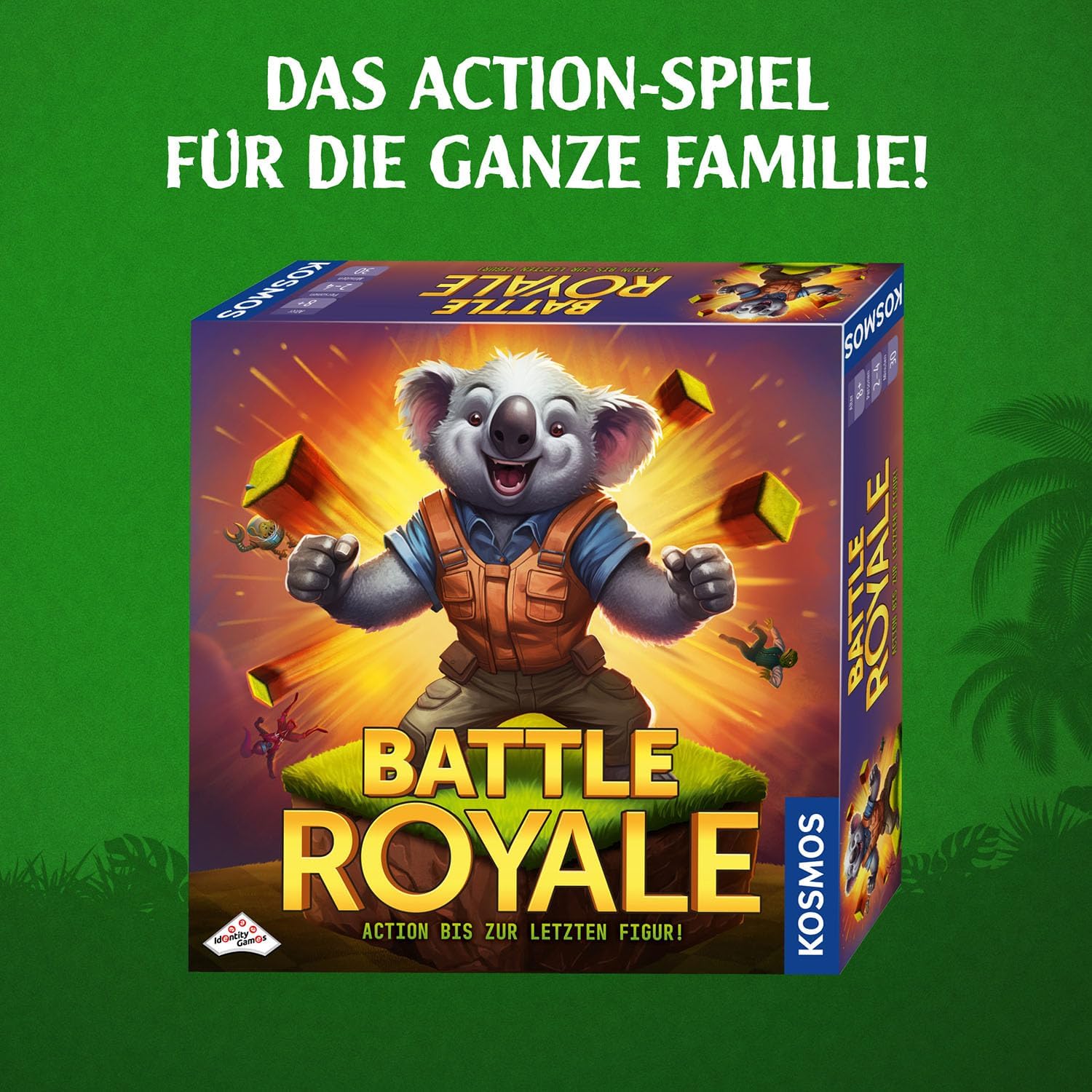 Detalle de Kosmos 684037 Battle Royal – Action bis zur letzten Figur, Familienspiel für 2–4 Spieler ab 8 Jahren
