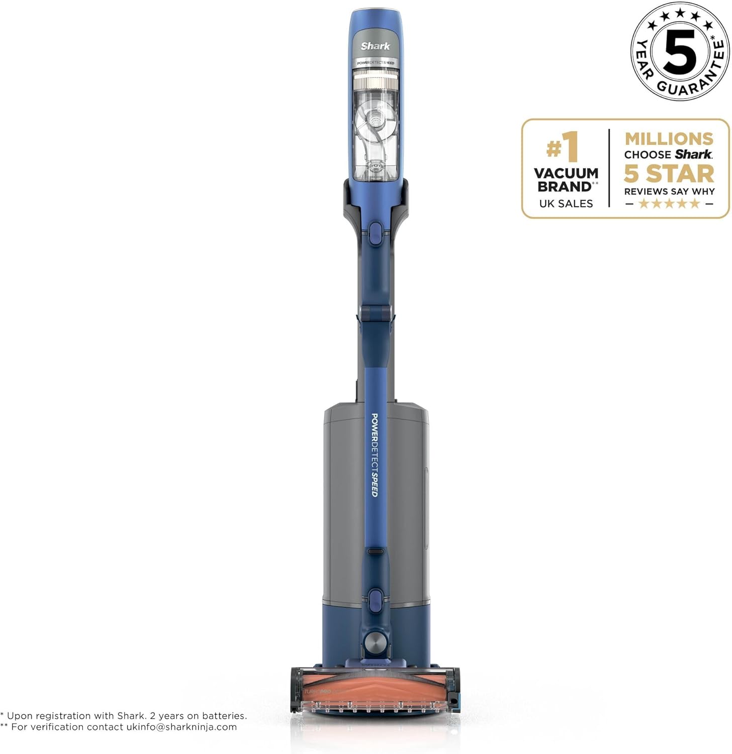 Thumbnail 1 de Shark PowerDetect Speed Clean and Empty Cordless Pet Pro Vacuum (Ultramarine IA3241UKT)