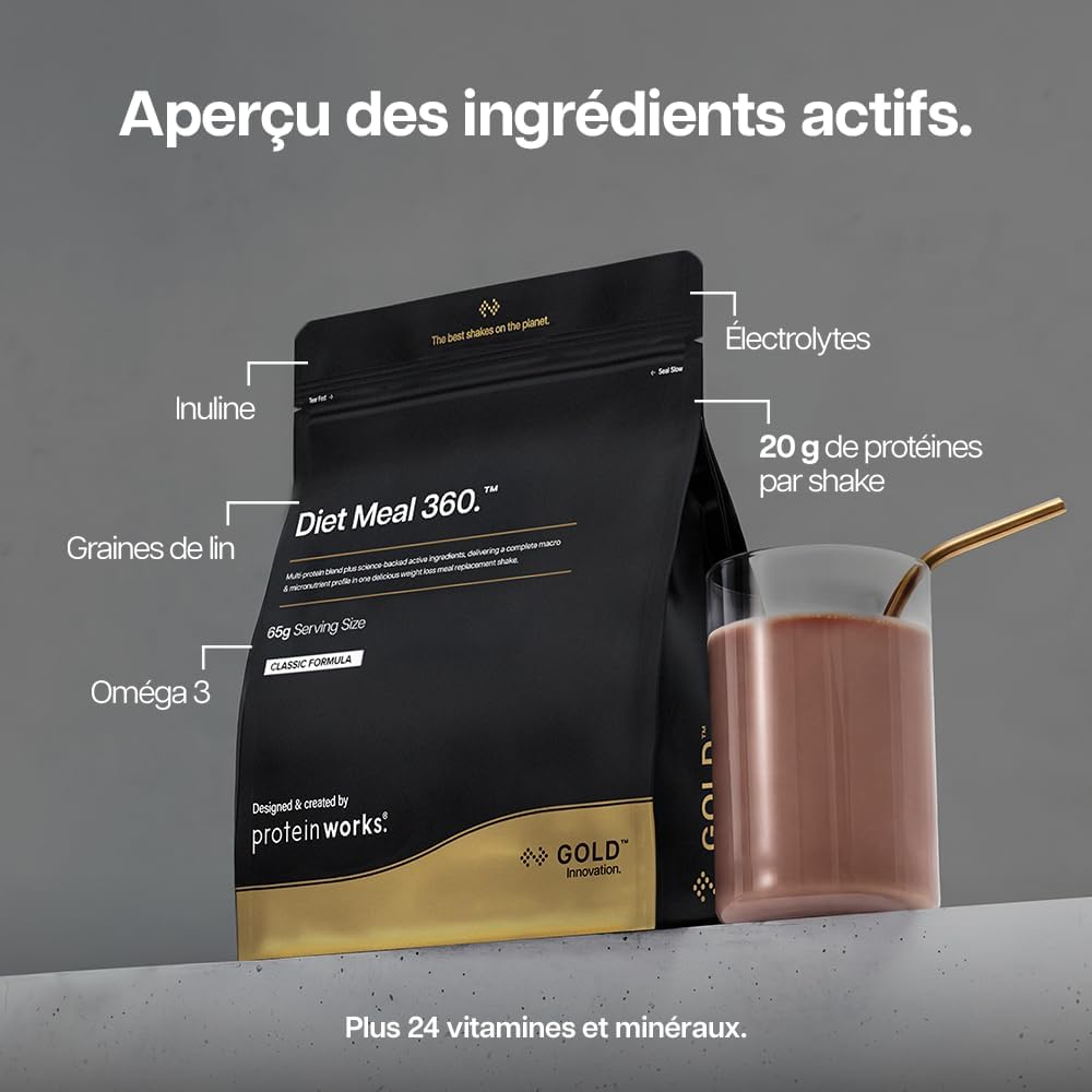 Thumbnail 2 de The Protein Works Substitut Protéiné 2kg Chocolat