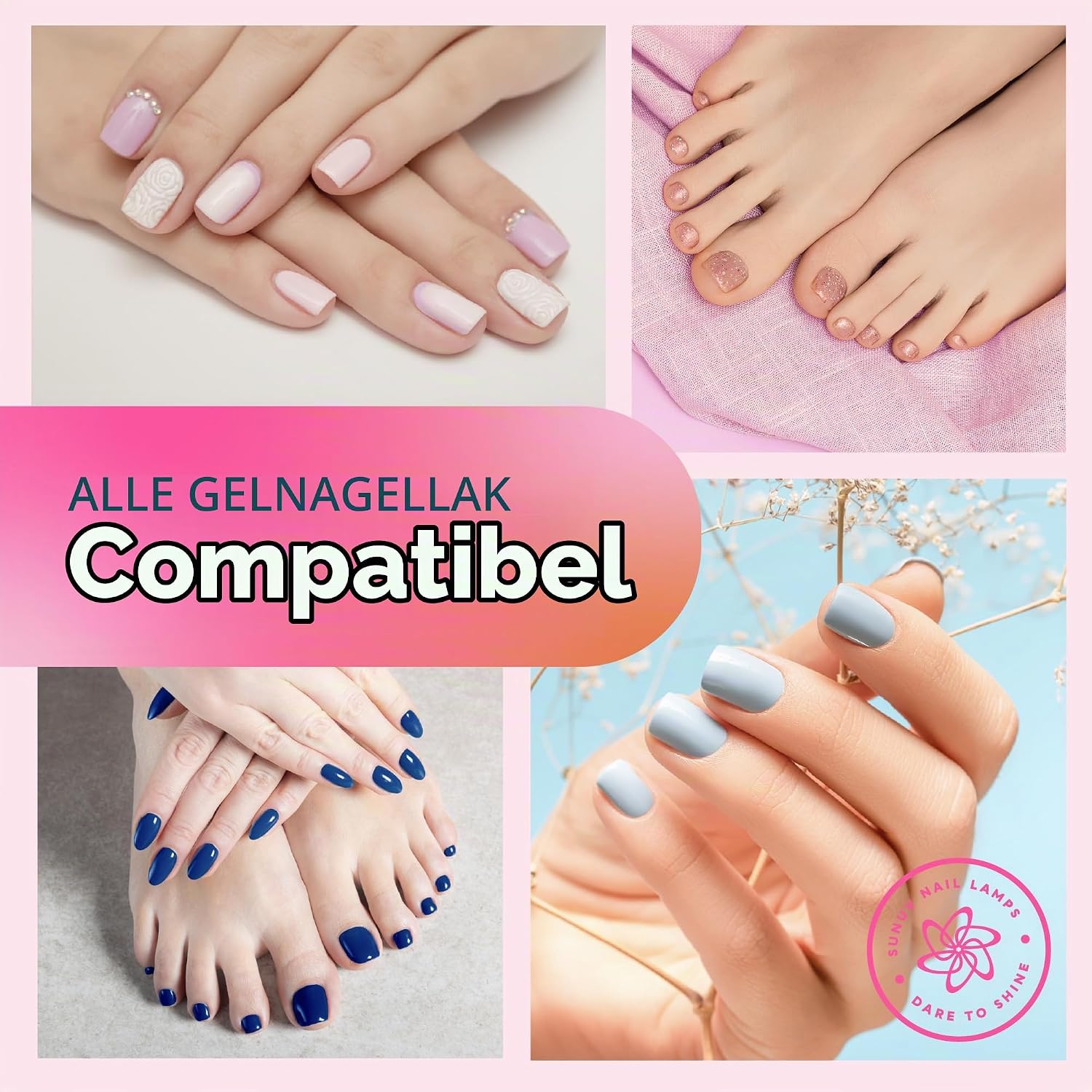 Thumbnail 6 de SUNUV Pura08PK UV-lednagellamp met lcd-display en 3 timerstanden
