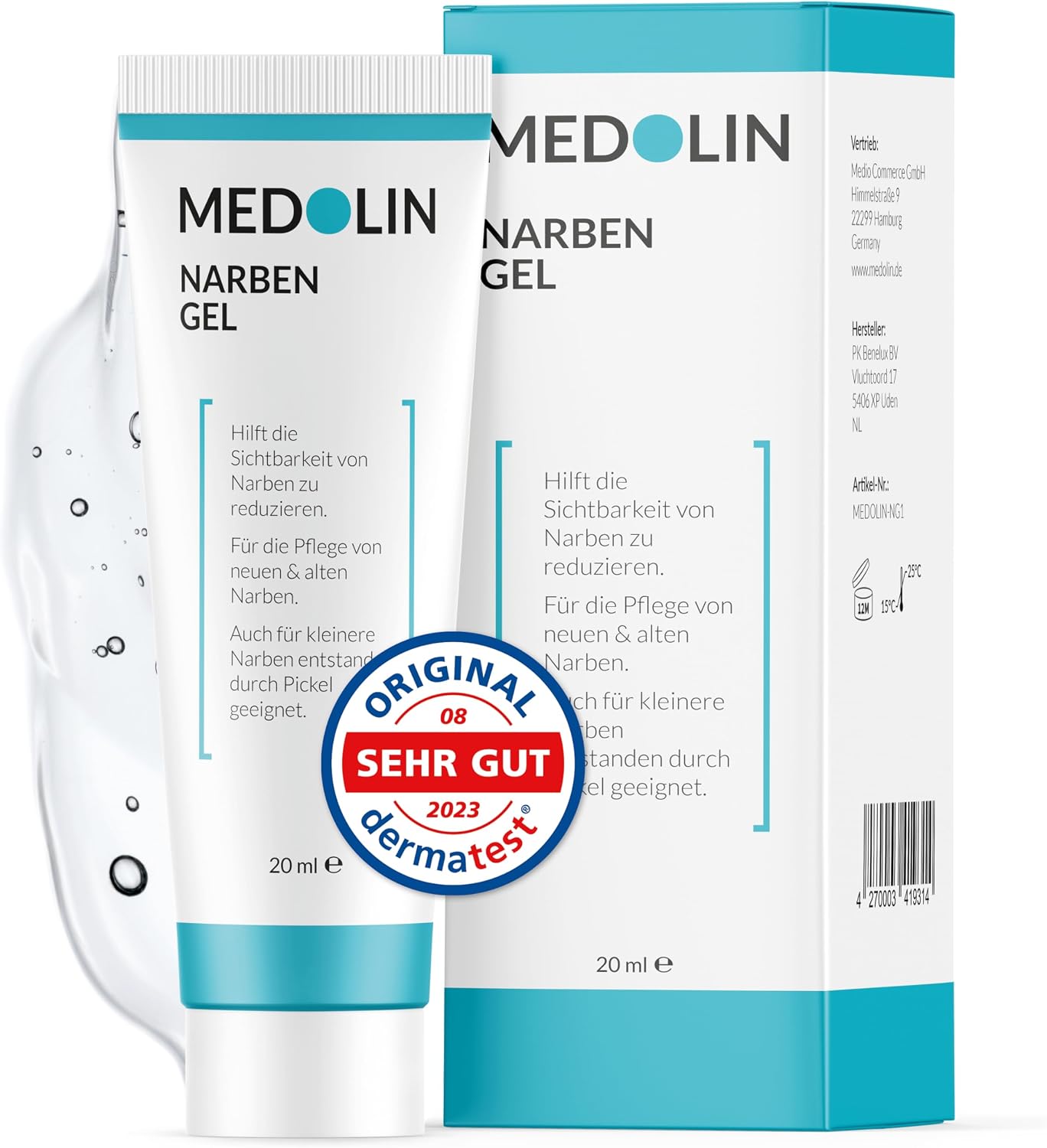 Detalle de Medolin® Narbengel 20 ml Narbensalbe