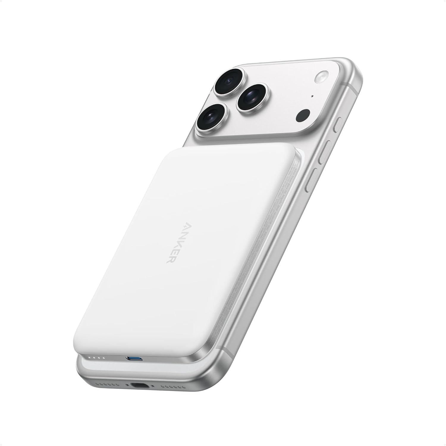 Detalle de Anker Nano Power Bank 5,000mAh MagSafe-compatible power bank