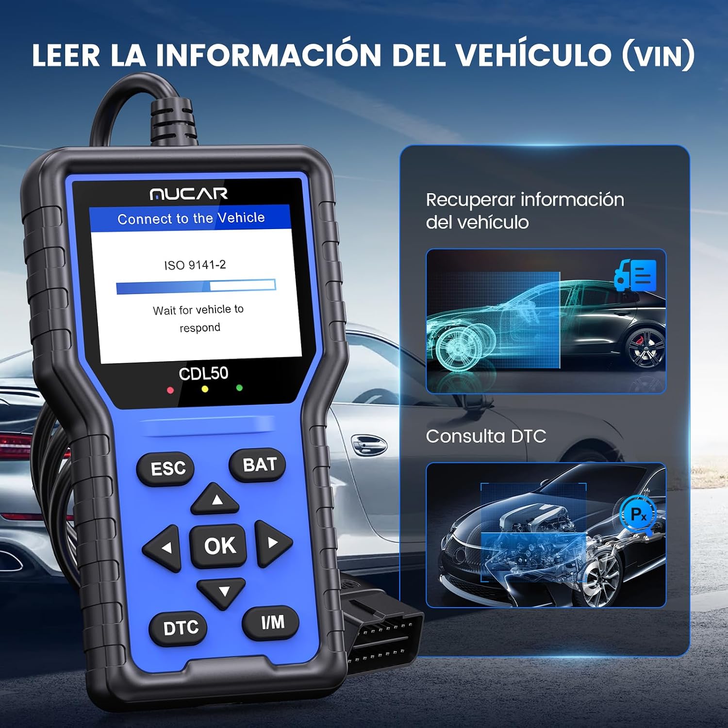 Thumbnail 4 de mucar CDL50 OBD2 Diagnosis coche