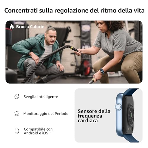 Thumbnail 4 de AcclaFit Smartwatch Uomo Donna 1.85": 140+ modalità, monitoraggio salute e impermeabilità IP68