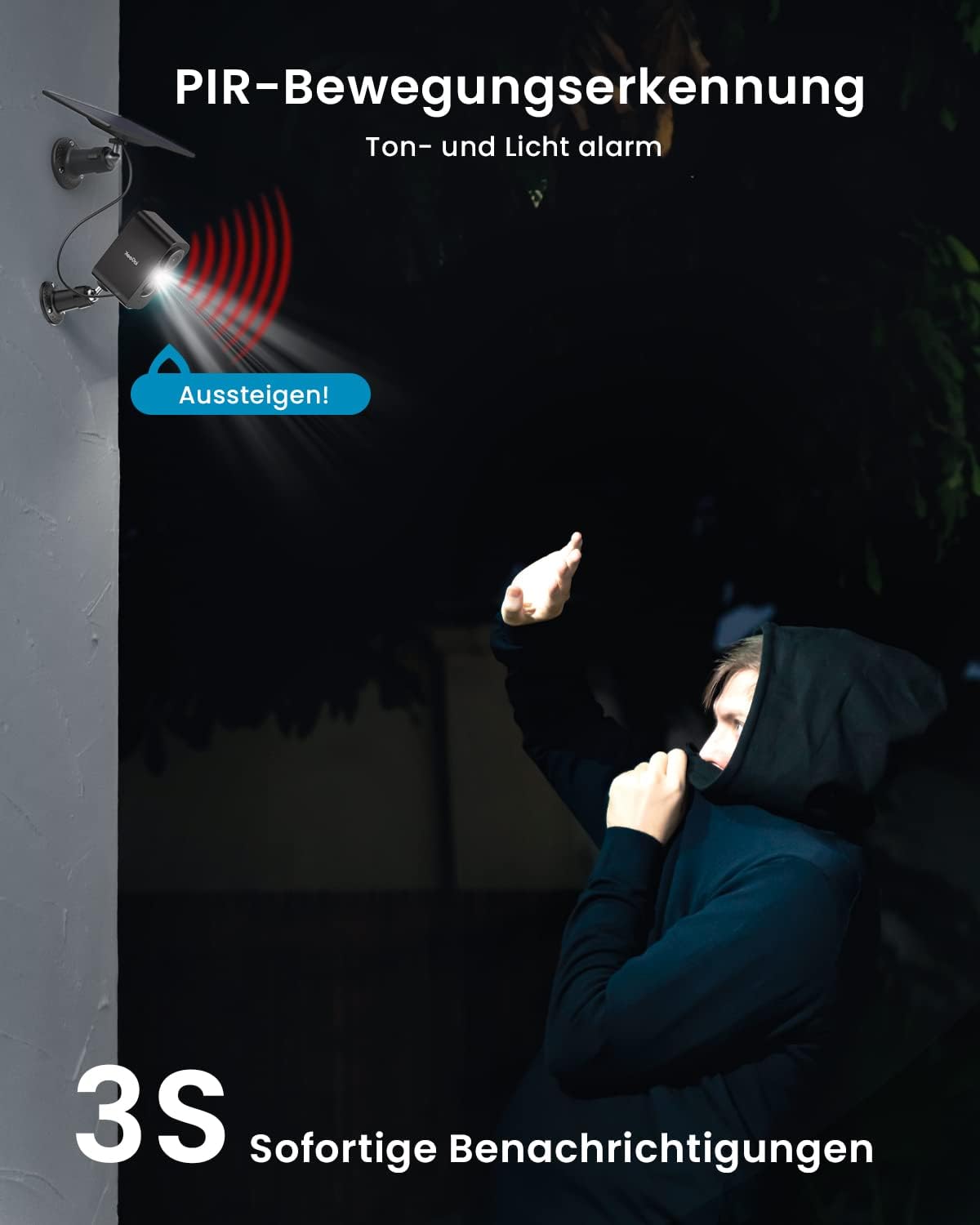 Thumbnail 6 de ieGeek 2K Überwachungskamera Außen 5200mAh