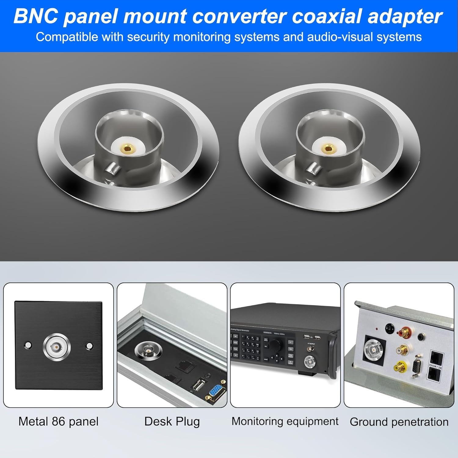 Thumbnail 5 de XMSJSIY BNC Female-to-Female Coupler 2pcs 📷