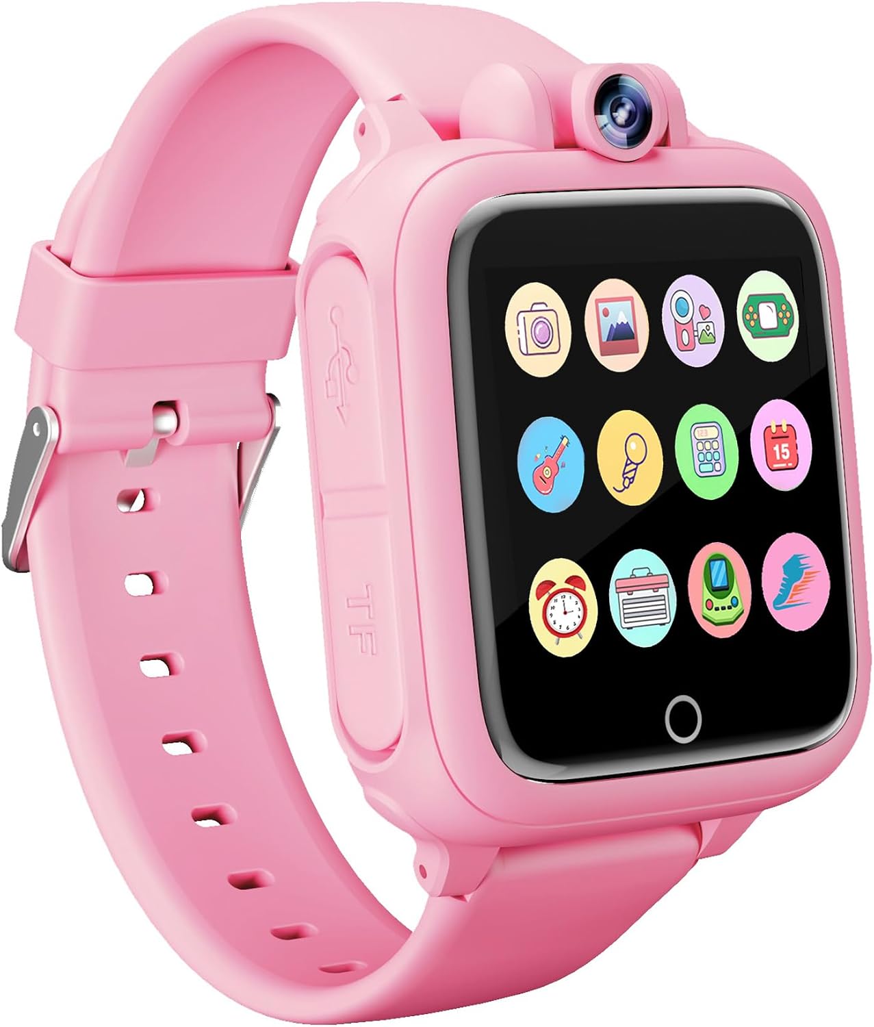 Detalle de Smartwatch per Bambini: Orologio Educativo con 26 Giochi, Fotocamera e Pedometro