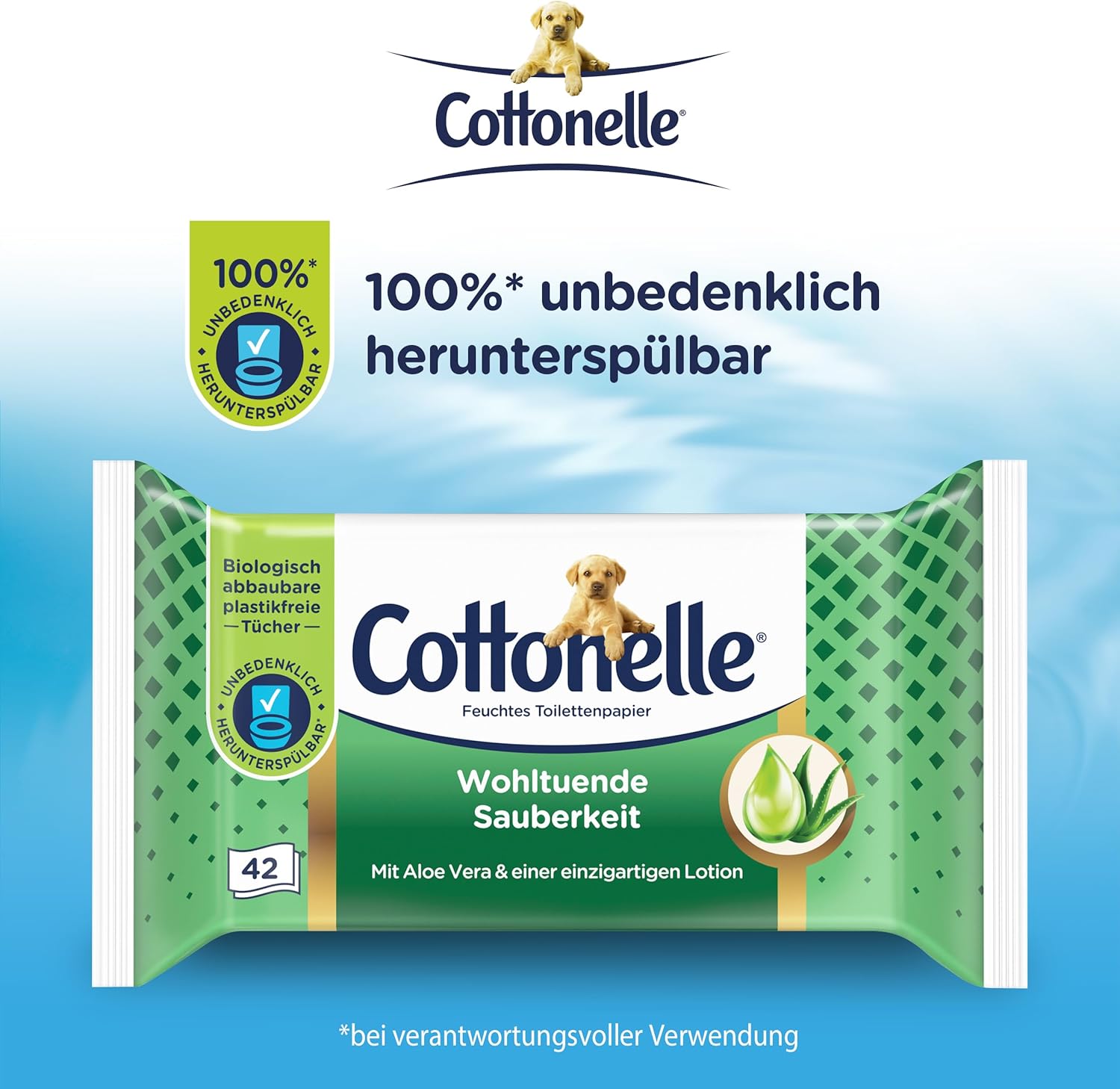Detalle 2 de Cottonelle Feuchtes Toilettenpapier 12×42 🧻