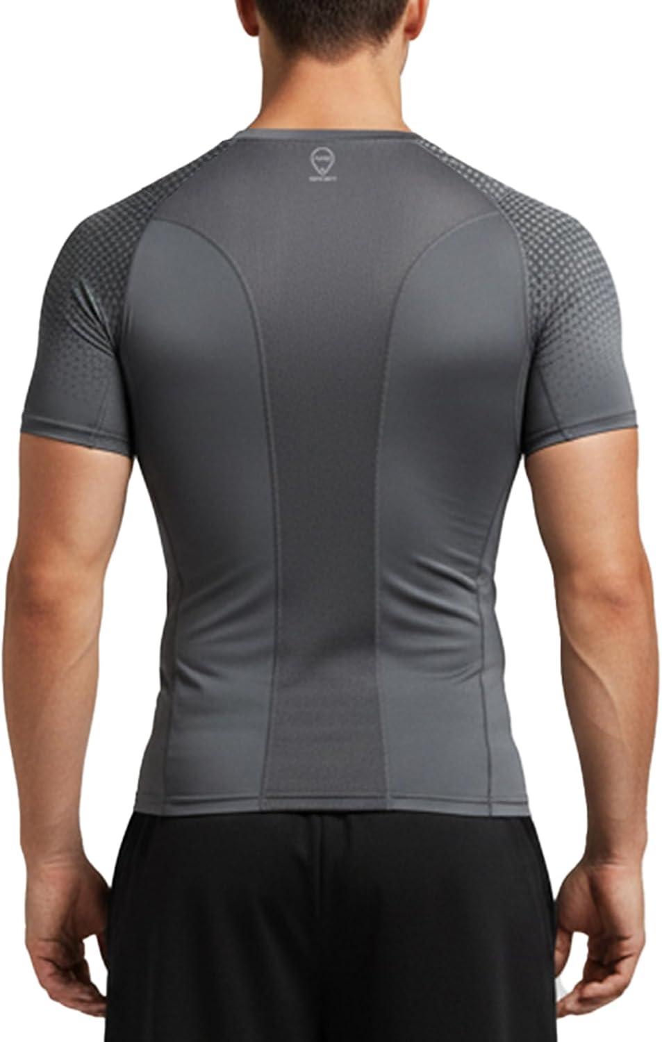 Detalle de AMZSPORT maglietta da corsa a compressione a maniche corte (Kurzarm) ad asciugatura rapida