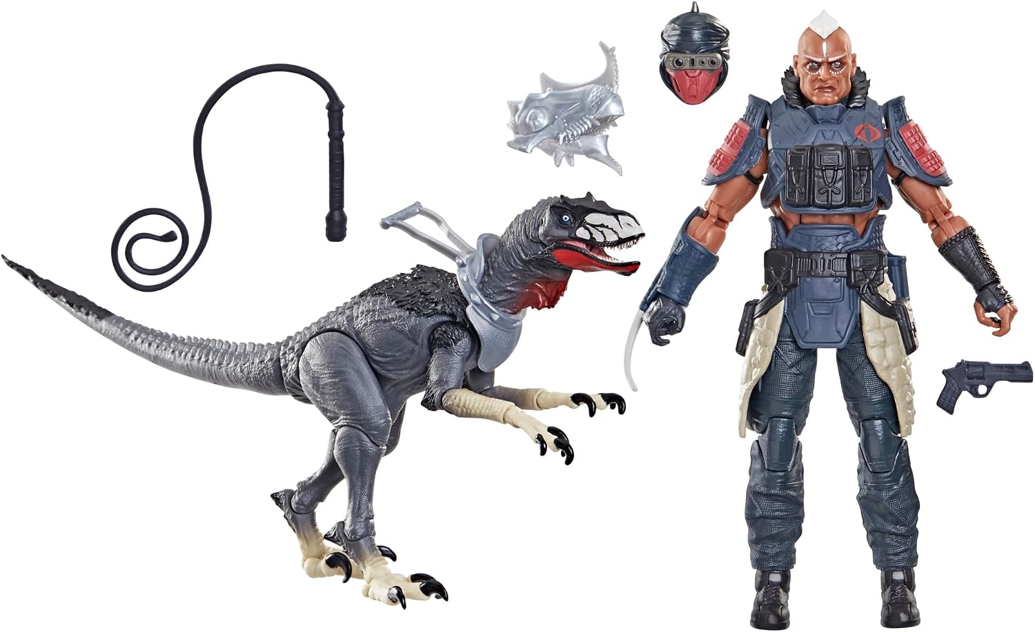 Detalle de G.I. Joe Classified Series G2116 – Profesor Rottclaw i deinonych Kobry, nr 196