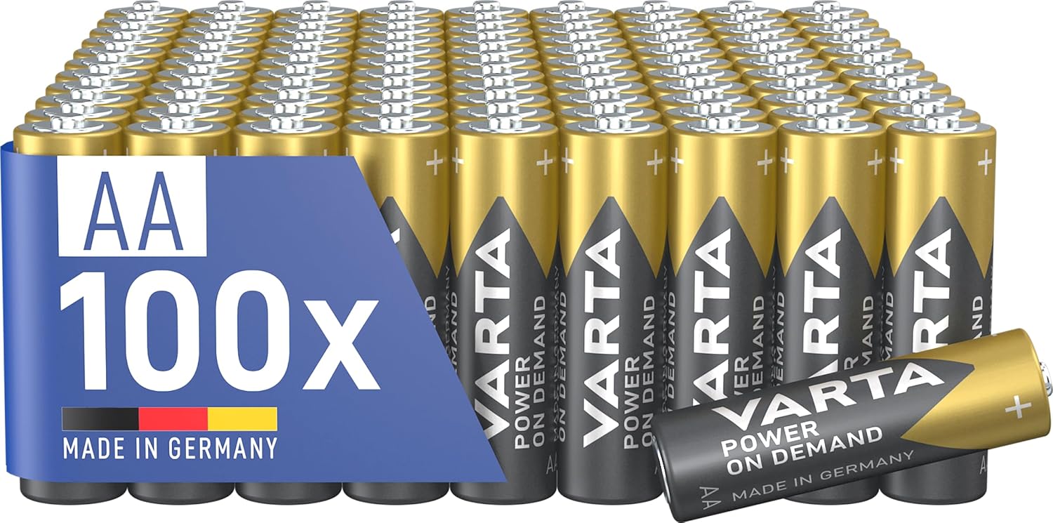 Detalle de VARTA Pilas AA Power On Demand 100 uds