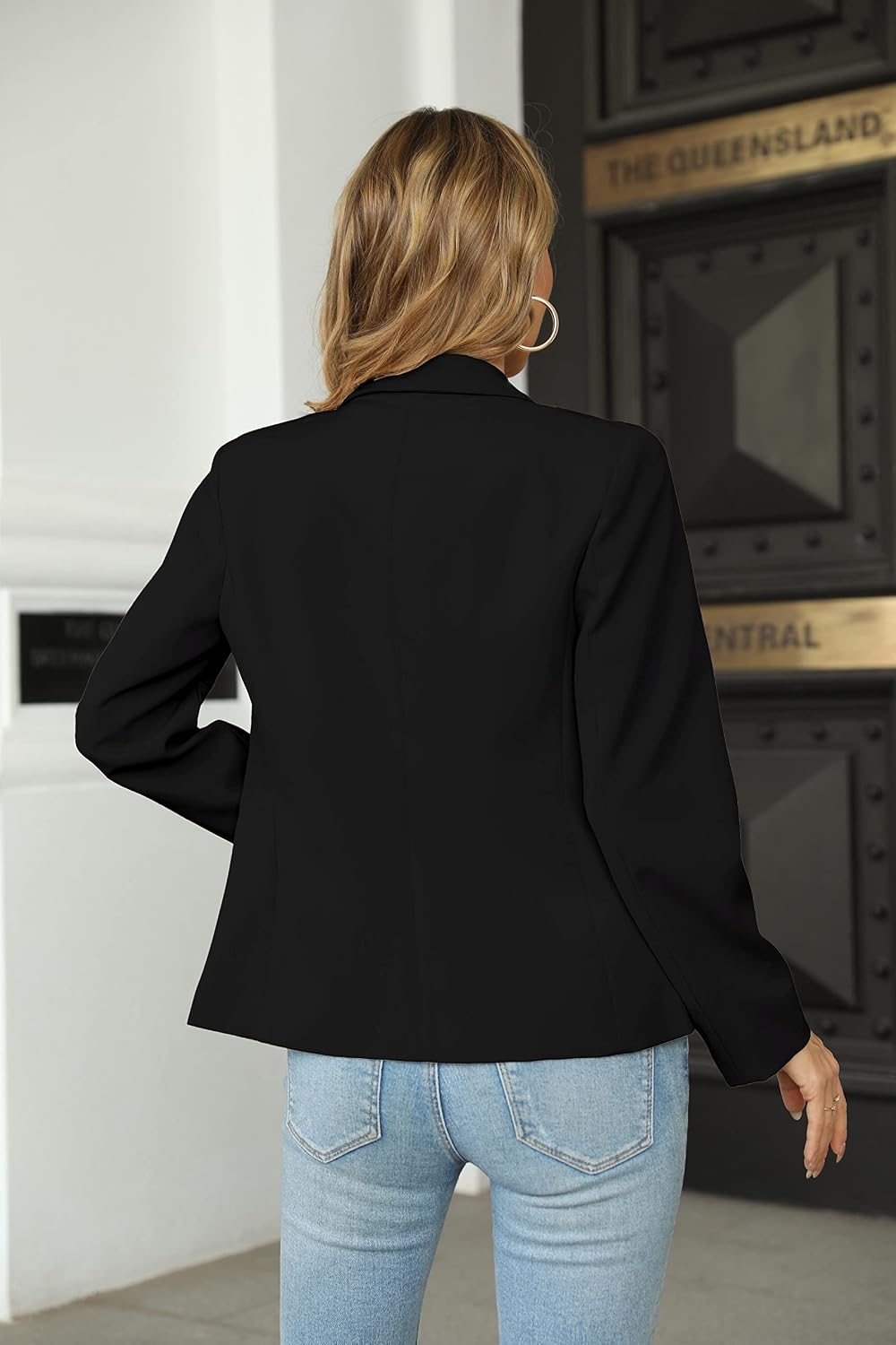Detalle 2 de Womens Casual Blazer Jacket Slim Fit