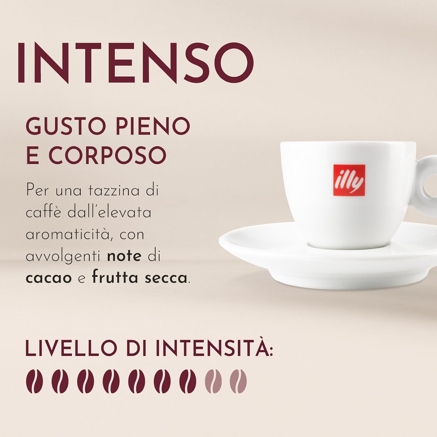Detalle 2 de illy Caffè in Cialde E.S.E Monodose Intenso – 216 cialde compostabili in confezioni da 12
