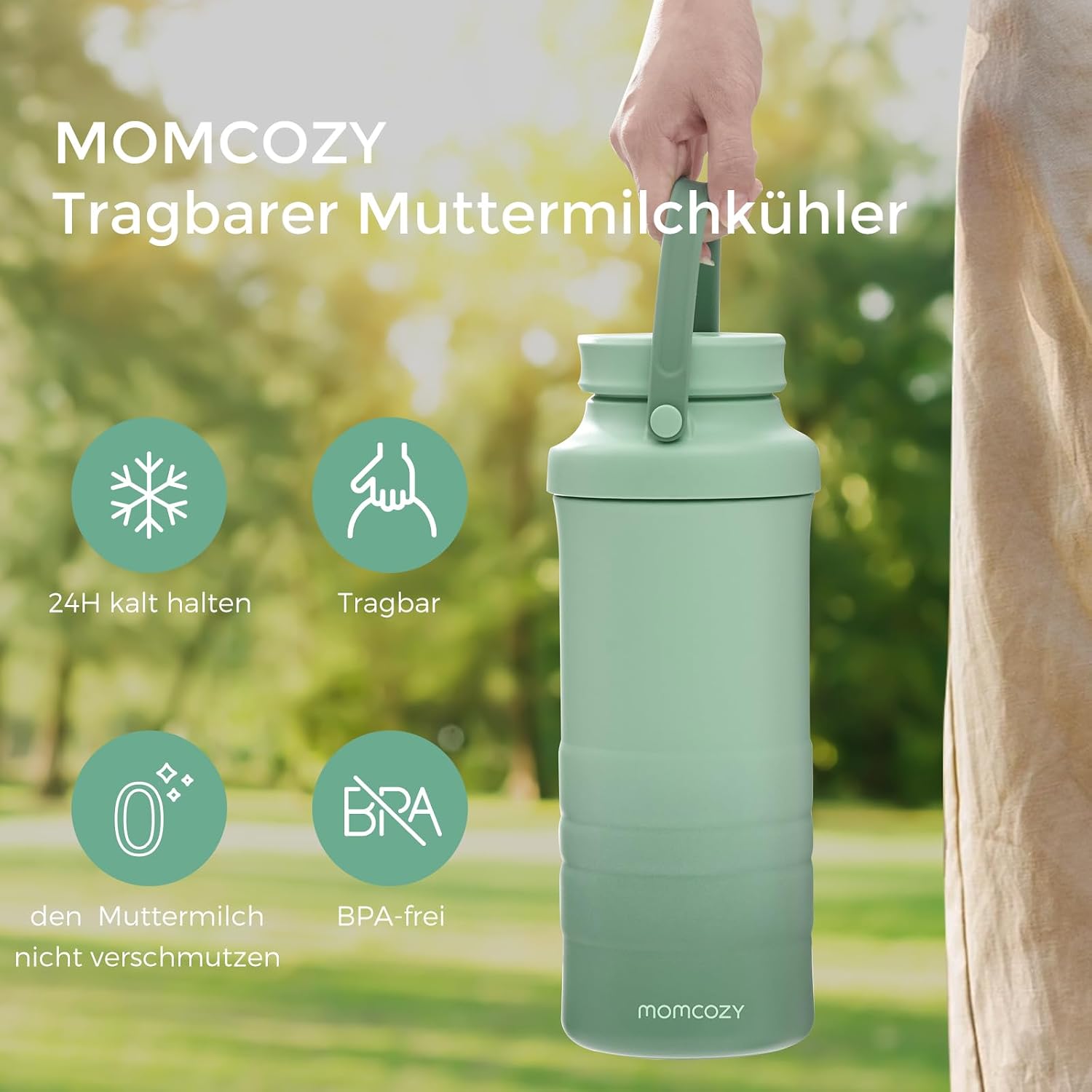 Thumbnail 2 de Momcozy Tragbarer Muttermilchkühler 628 ml
