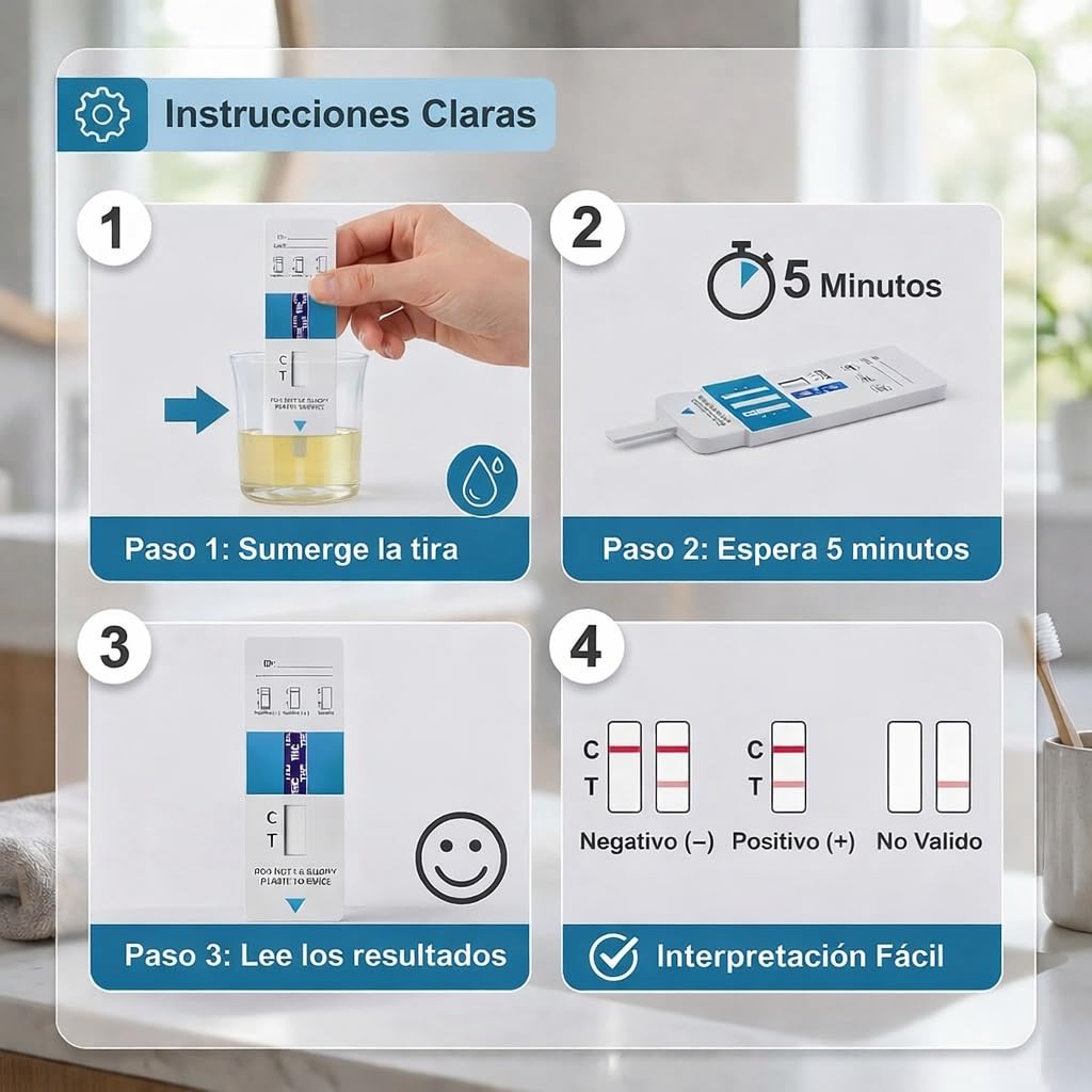 Thumbnail 2 de Test Drogas THC en Orina 10 unidades 50 ng/mL