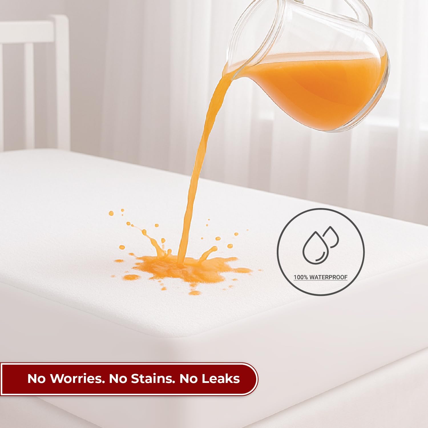 Thumbnail 2 de Crib mattress protector 2 pack, 50x85cm