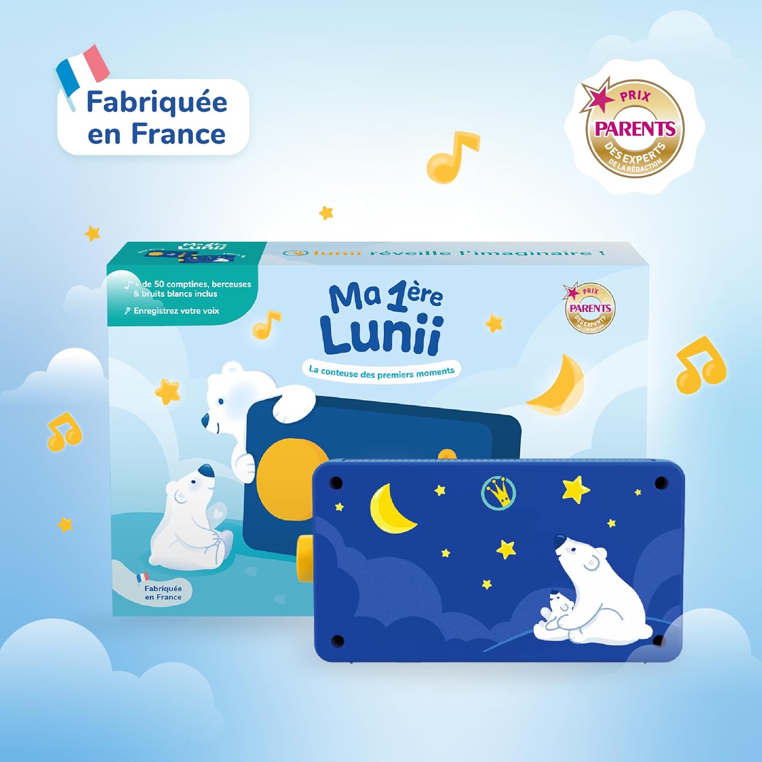 Thumbnail 1 de Lunii Ma 1ère Lunii : conteuse audio évolutive sans écran pour enfants dès 3 ans, jusqu’à 8 h d’autonomie