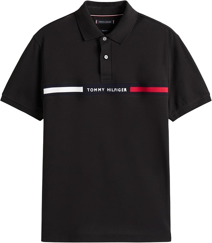 Thumbnail 4 de Tommy Hilfiger Polo negro XL algodón 96%