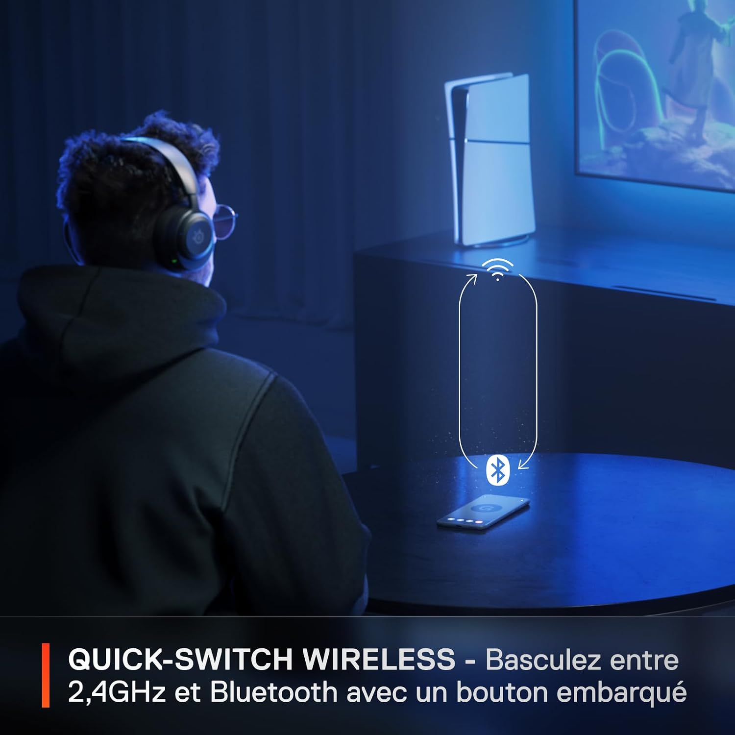 Detalle de SteelSeries Arctis Nova 5P casque gaming 60h