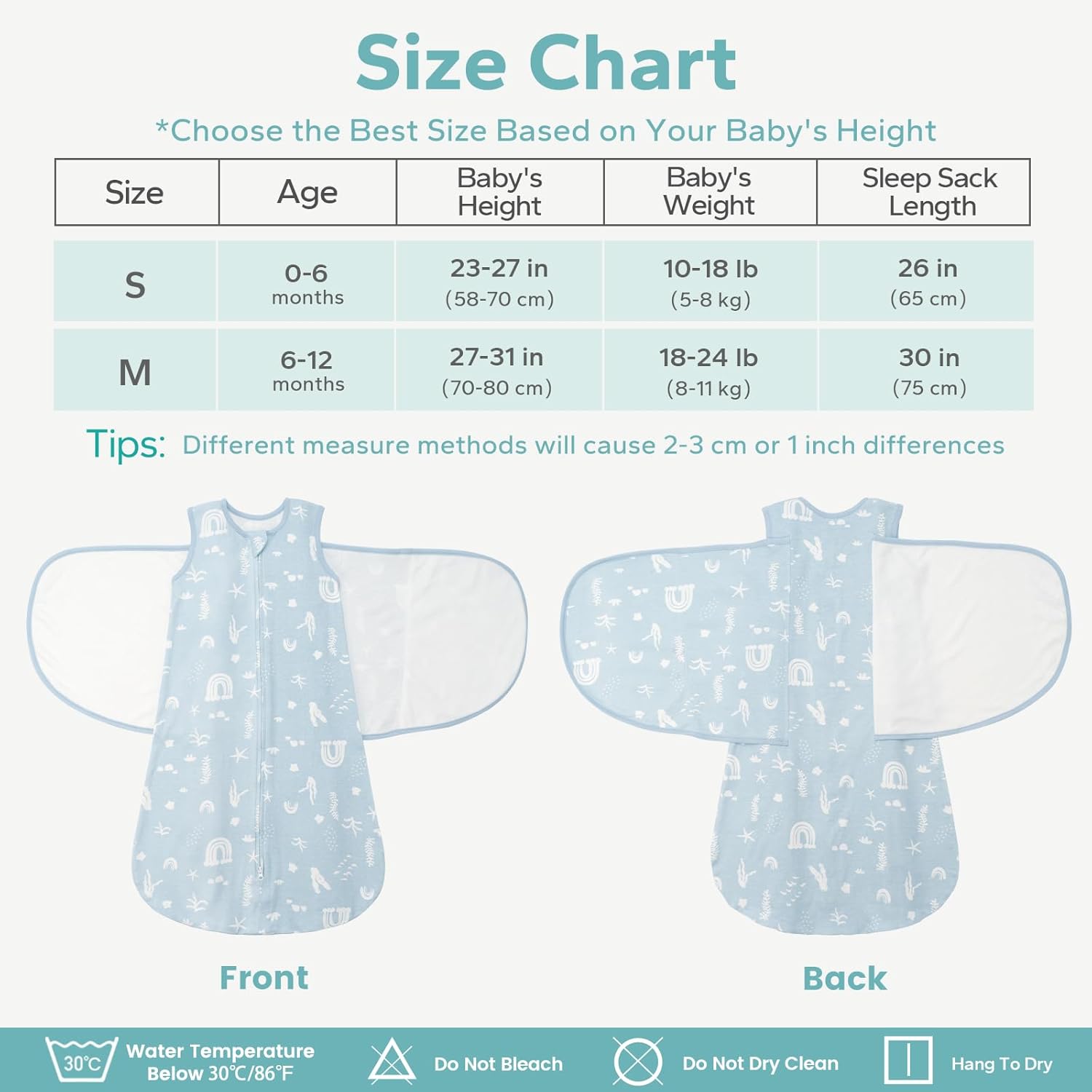 Thumbnail 1 de LILBESTIE Baby Sleeping Swaddle Bag 1.0 Tog (3-in-1 Adjustable) for Newborns 0–12 Months