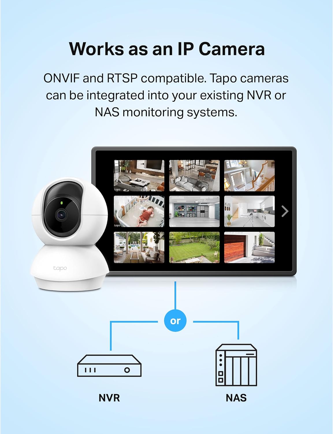 Thumbnail 6 de TP-Link Tapo C210 2K Pan-Tilt Indoor Security Camera (Baby & Pet Monitor)