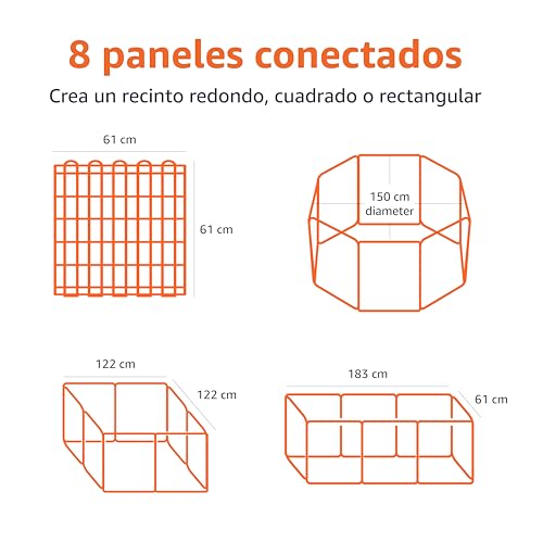 Thumbnail 4 de Amazon Basics Parque plegable para perros 61 cm