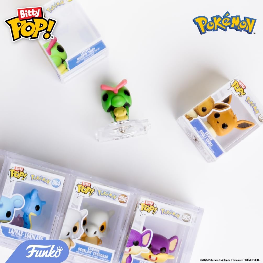 Thumbnail 5 de Funko Bitty POP! 4 Pack: Pokemon – Squirtle, Eevee, Growlithe, Psyduck (0,9 Zoll) Sammelbar