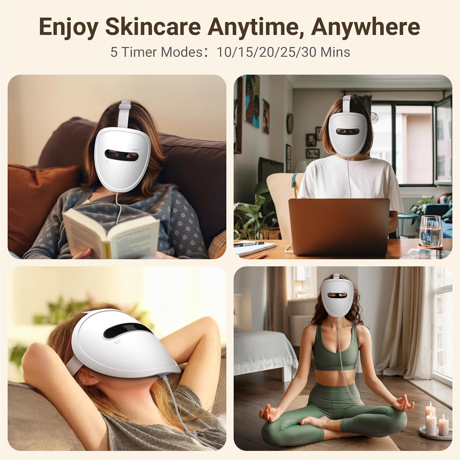 Thumbnail 6 de Gleelar LED face mask with 850nm infrared