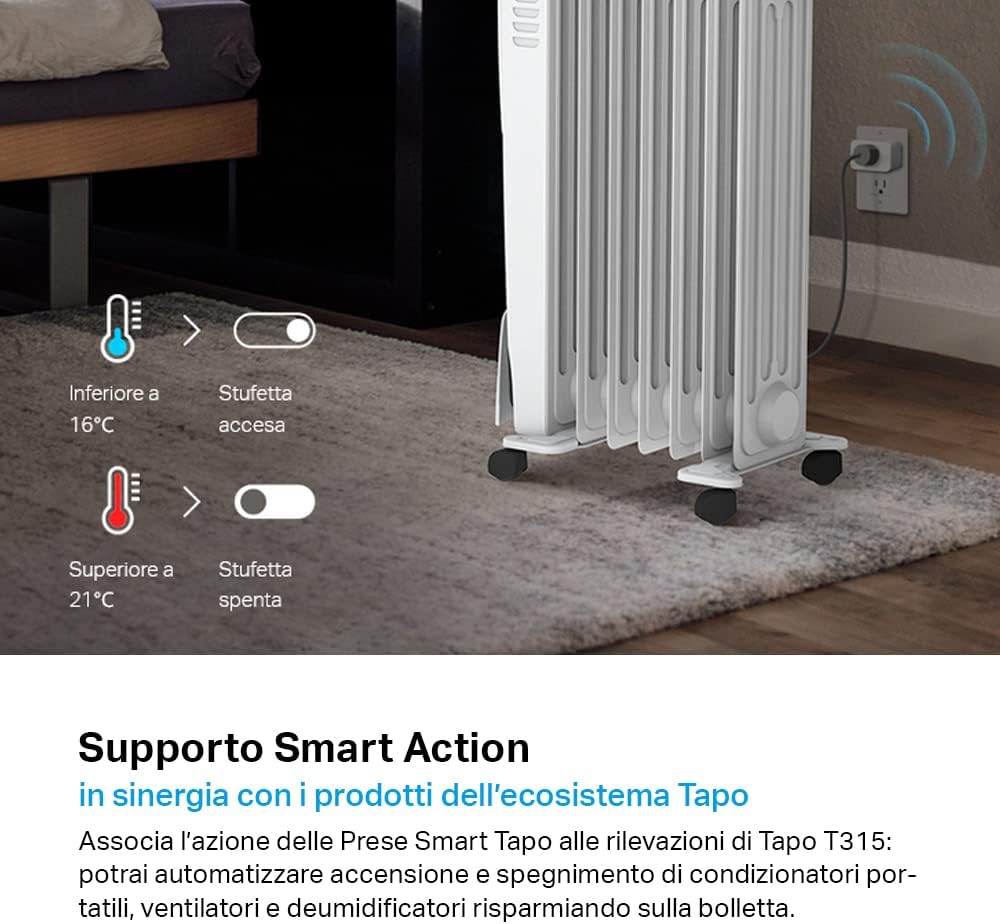 Detalle 2 de Tapo T315: Monitor Intelligente di Temperatura e Umidità con Display E-Ink da 2,7
