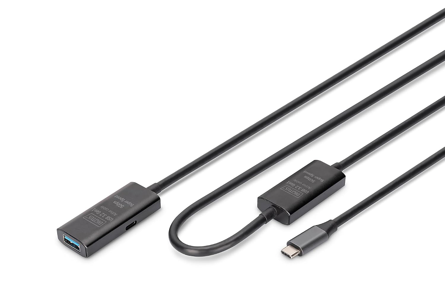 Detalle de DIGITUS DA-70139-2 – aktywny przedłużacz USB 3.2 Gen1, 10 m, 5 Gbit/s