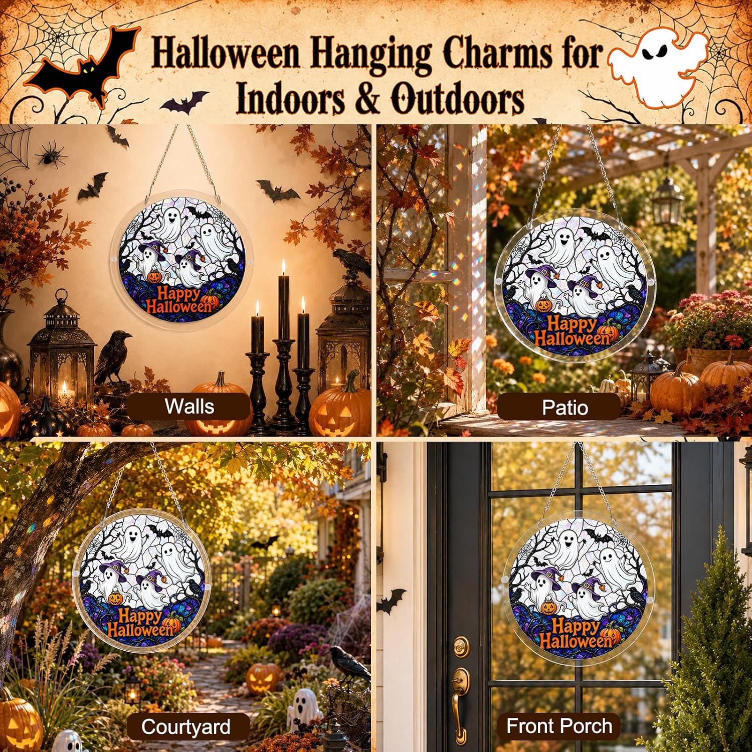 Thumbnail 6 de Halloween Acrylic Suncatcher, 7.8-Inch