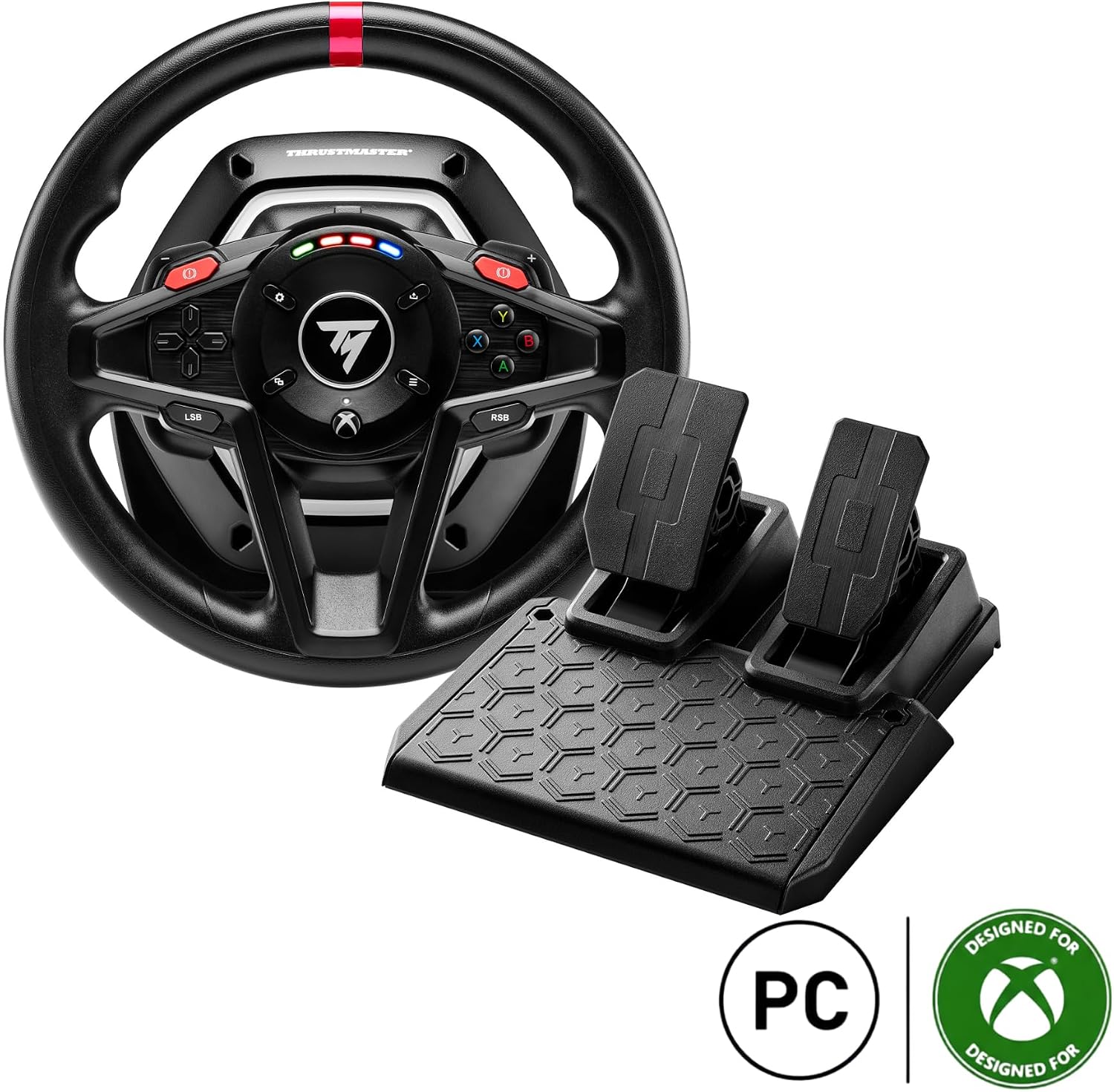 Detalle de Thrustmaster T128: volante Force Feedback con pedali magnetici per Xbox Series X|S, Xbox One e PC
