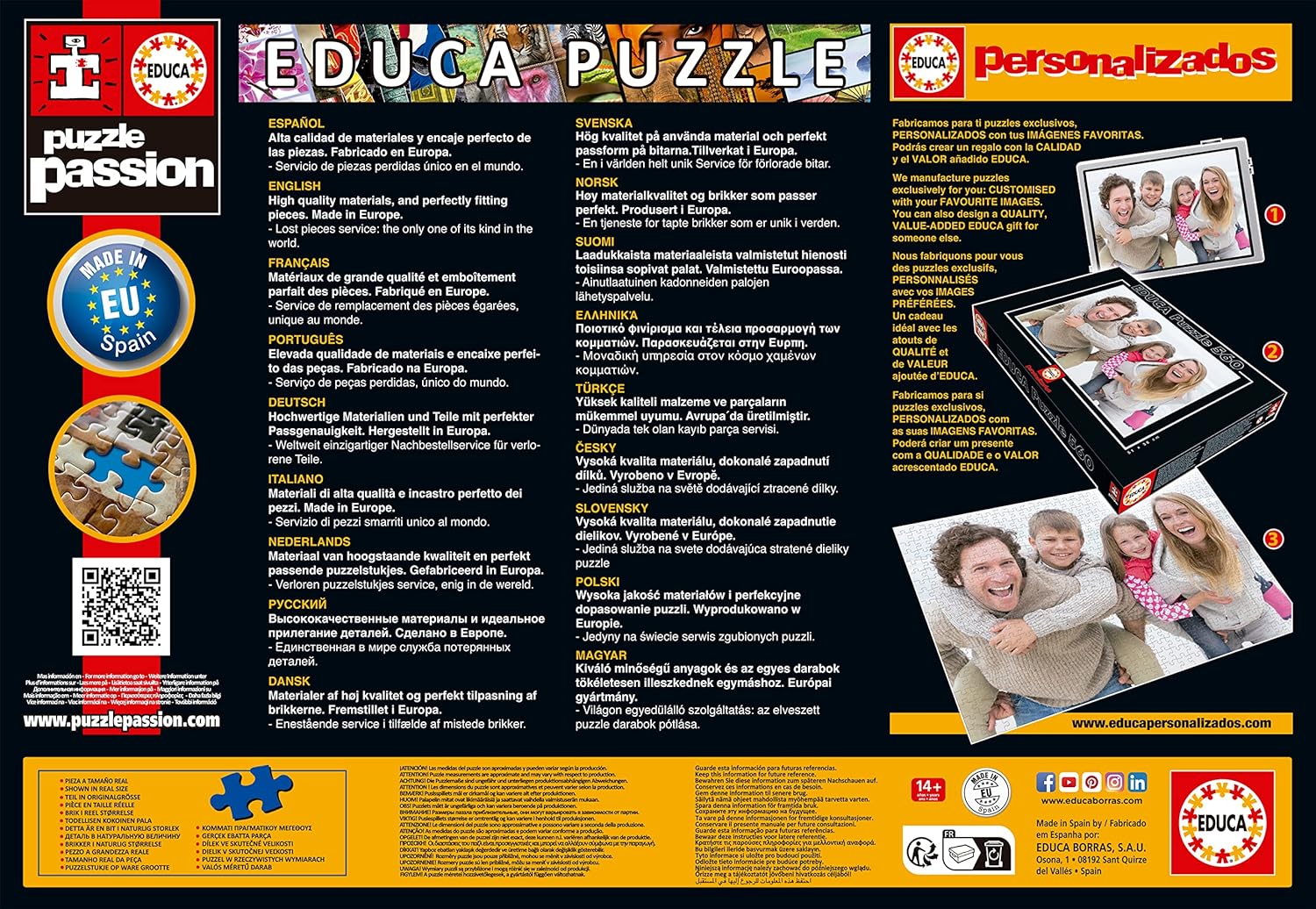 Thumbnail 2 de Educa Puzzle da 4000 pezzi per adulti Vintage Bookshop da 136 x 96 cm (servizio pezzi mancanti incluso)