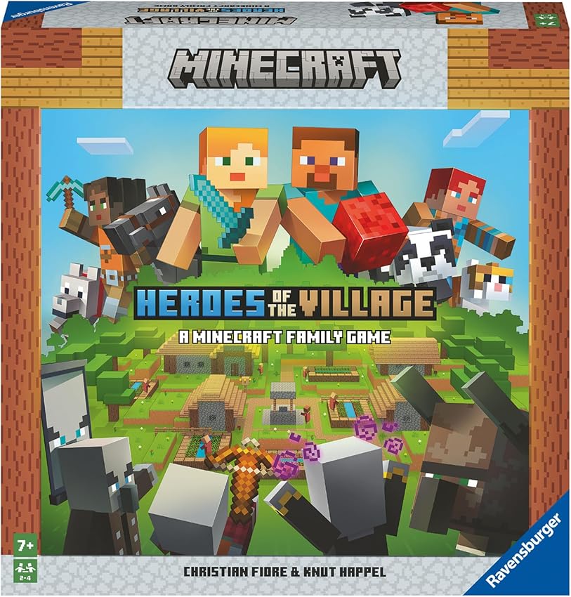 Detalle de Ravensburger Minecraft Heroes of the Village Juego 2-4 jugadores
