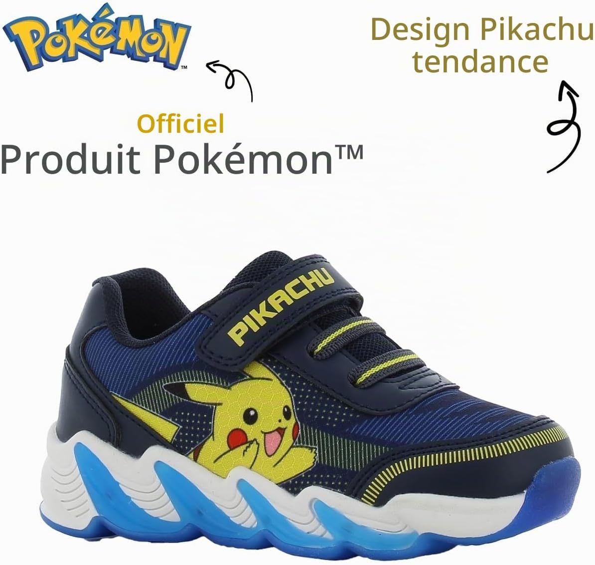 Detalle 2 de Leomil Pokémon-jongenssneakers met lichte EVA-zool en ledverlichting