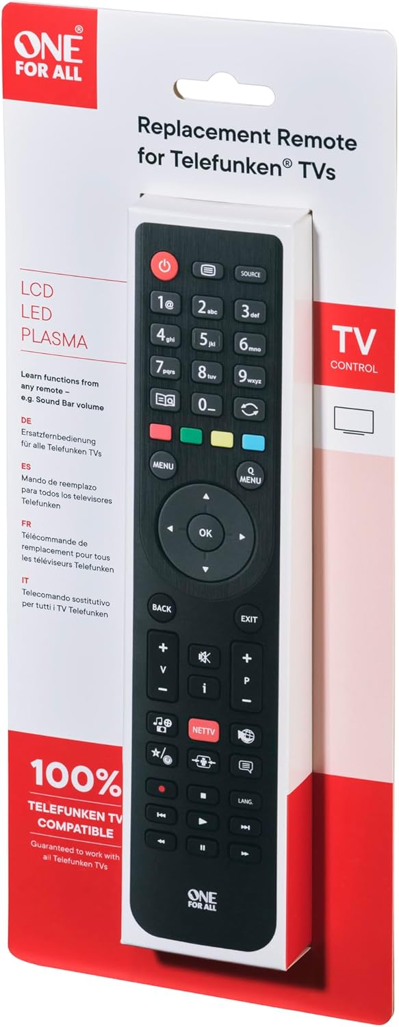Thumbnail 3 de One for All URC1918 Telefunken Ersatzfernbedienung