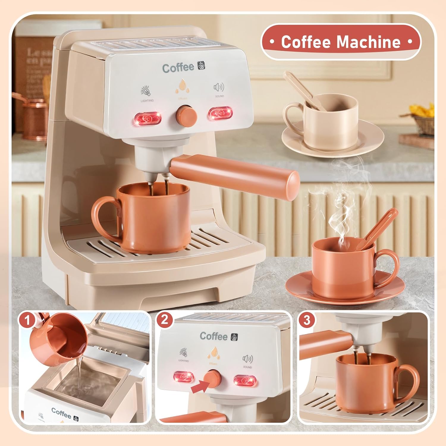 Detalle de LOVE LIFE Educational Kitchen Toy Set