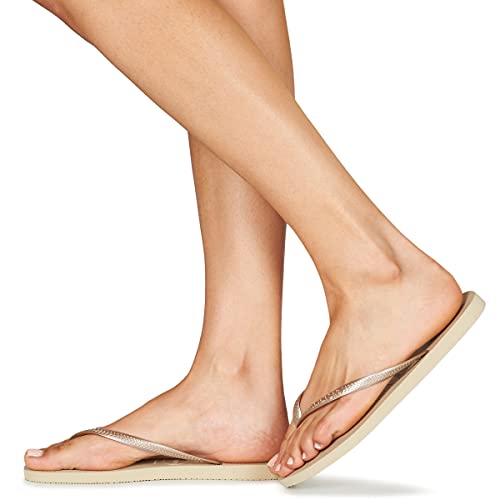 Detalle de Havaianas Slim - Tongs Élégantes pour Femme, Semelle Texturée et Confort Durable